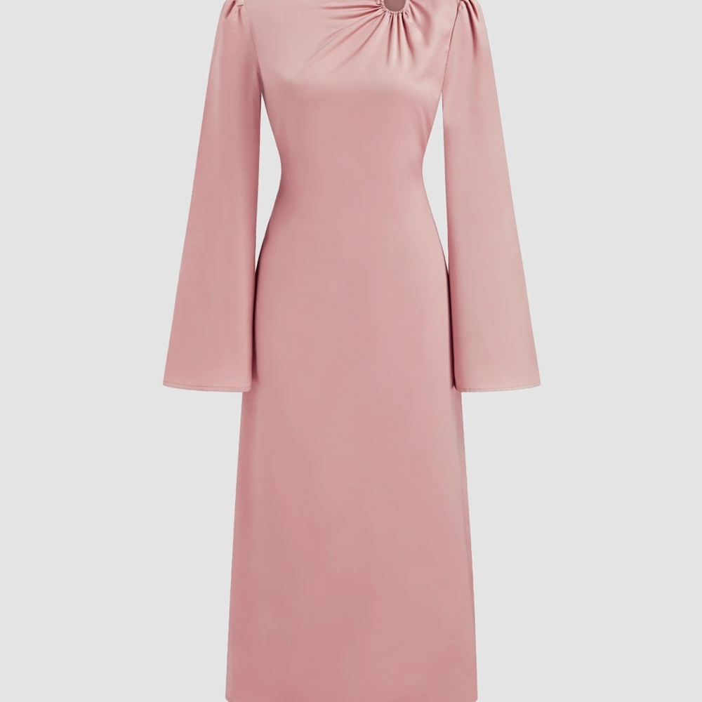 Elegant Pink Women's Dress
